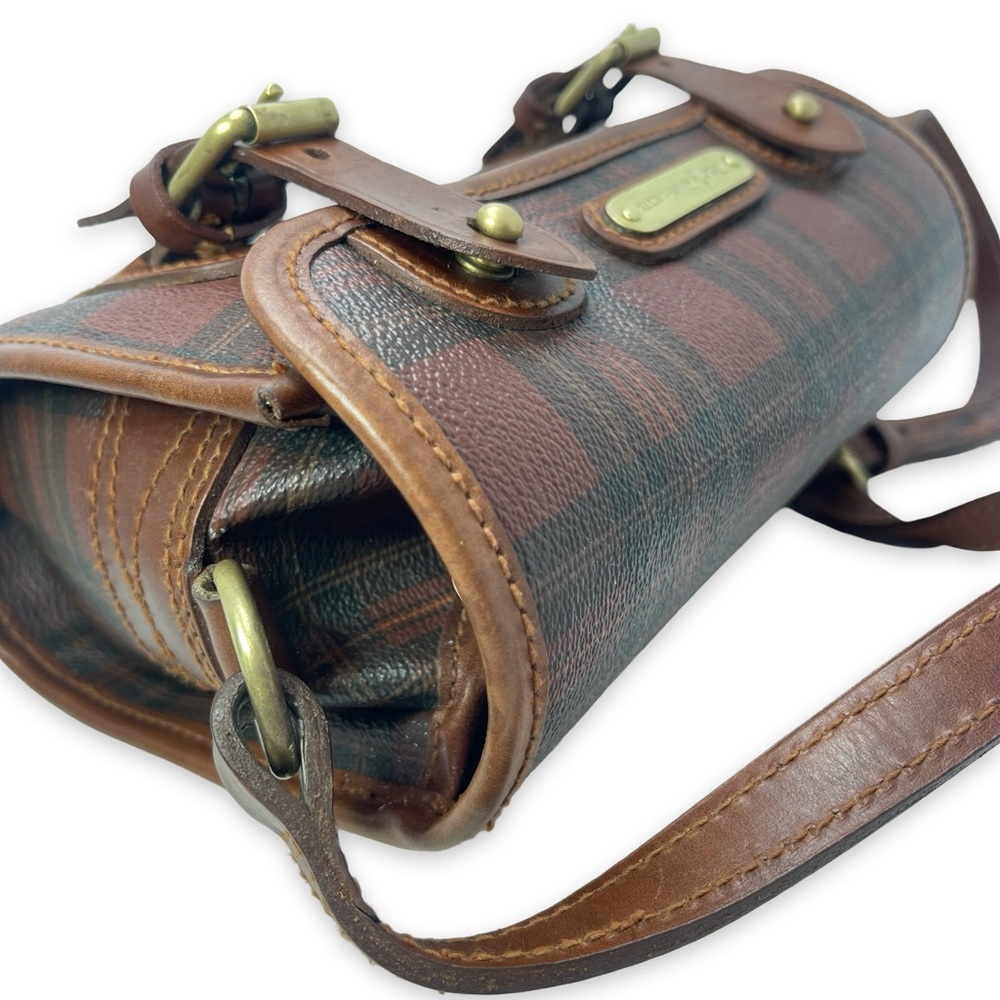 *RARE* Polo Ralph Lauren Red Tartan Mini Crossbody Messenger Bag! - Picture 9 of 17